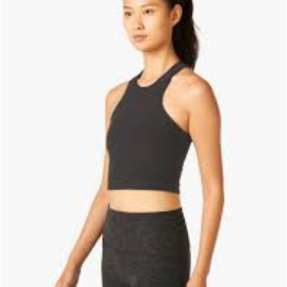 Beyond Yoga Spacedye Studio Cropped Tank - Black - Small